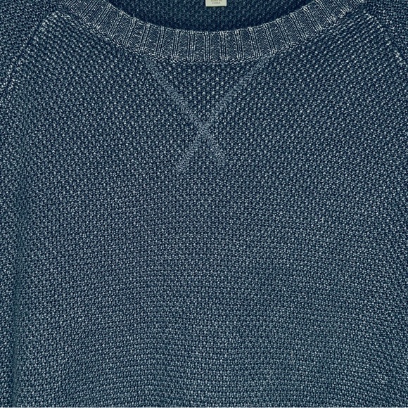 Thomas Sterling London New York Navy Crewneck Pullover Sweater Cotton Mens XL - Picture 2 of 8